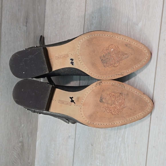 Vince Camuto Women Catile Leather Ankle Heels Boots shoes sz 10M - Picture 10 of 12